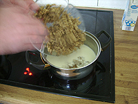 Blätterteigtäschli mit Champignons