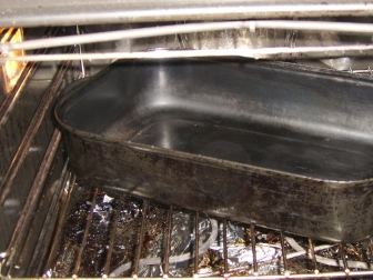 Poulet im Ofen gebraten