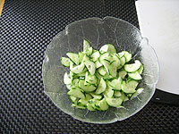 Gurkensalat mit Dill