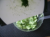 Gurkensalat mit Dill