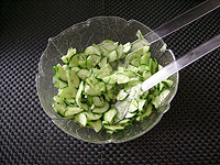 Gurkensalat mit Dill