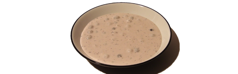 Blaubeerenquark Süssspeisen