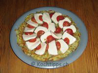 Rösti-Pizza Caprese
